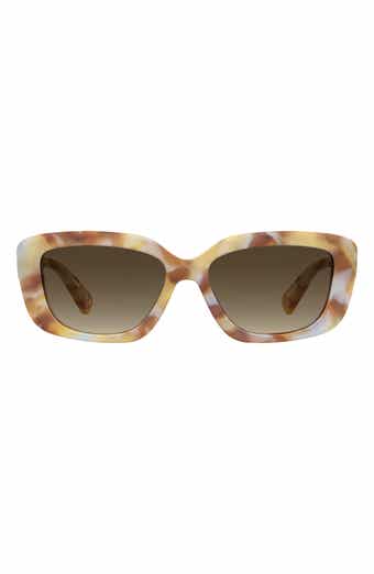 55mm Gradient Rectangular Sunglasses