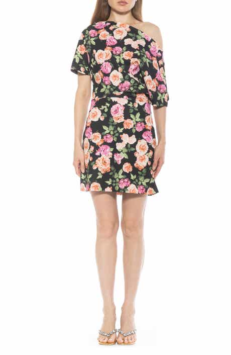 Alexia Admor Suri Draped One-Shoulder Minidress