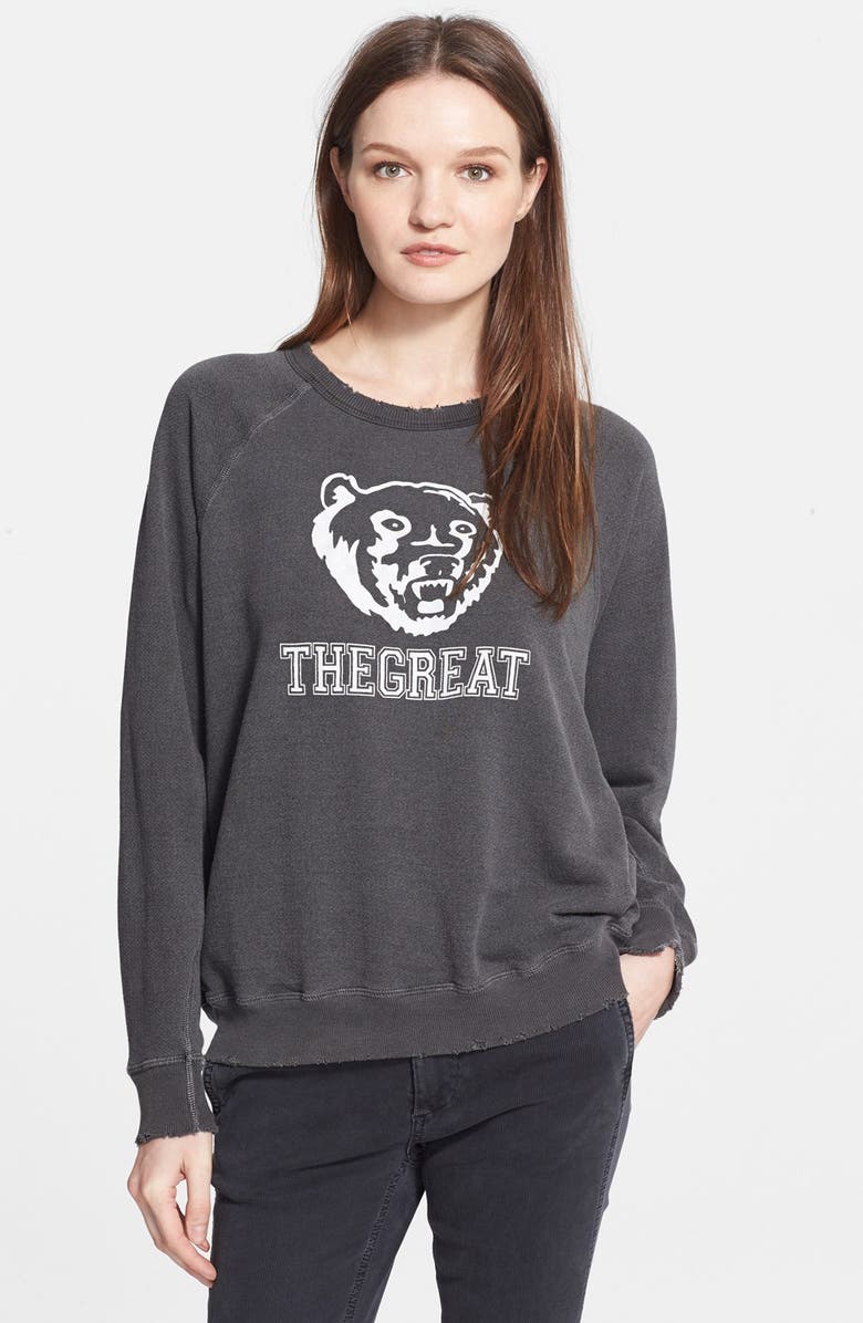 THE GREAT. 'The Bear' Graphic Sweatshirt, Main, color, 