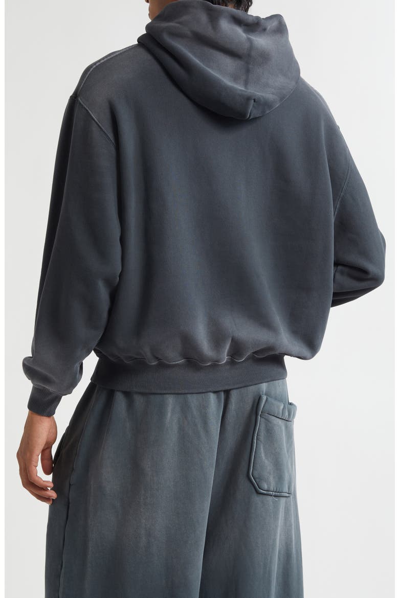 Slouch Oversize Fleece Graphic Hoodie, Alternate, color, METAL SNAKE / BLACK SMOKE