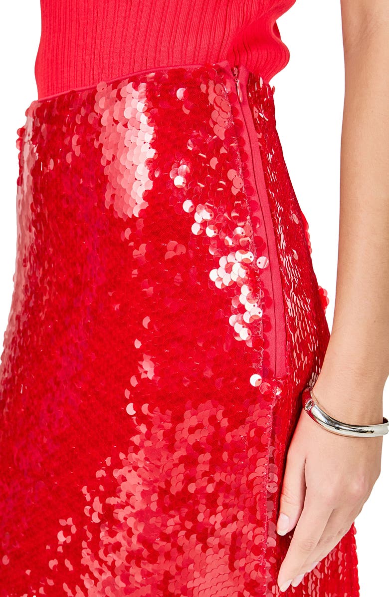 Endless Rose Sequin Midi Skirt, Alternate, color, 