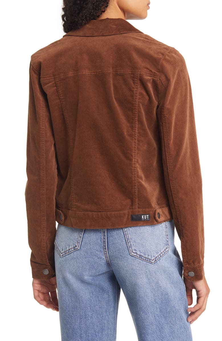KUT from the Kloth Amelia Corduroy Trucker Jacket, Alternate, color,