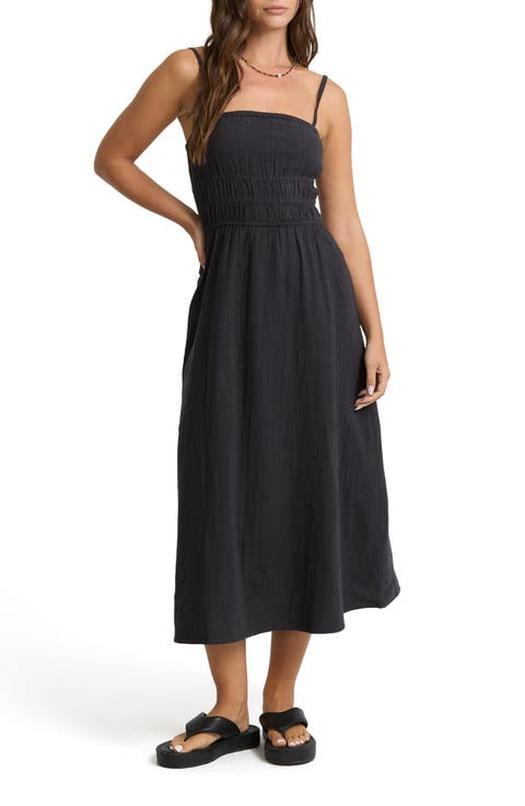 In the Sky 2 Cotton Gauze Midi Dress