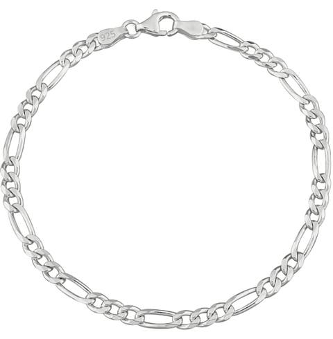 Sterling Silver Figaro Bracelet
