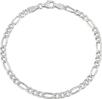 Sterling Silver Figaro Bracelet
