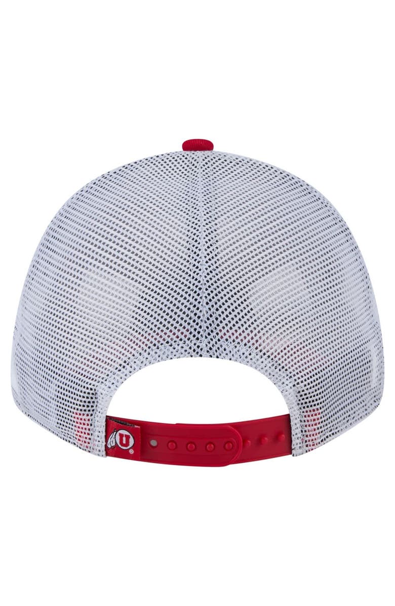 New Era Men's New Era Red Utah Utes Trucker 9FORTY Adjustable Hat, Alternate, color, Red