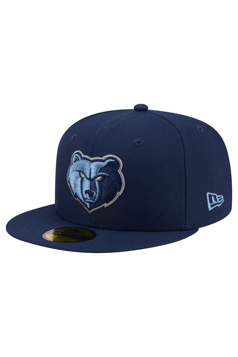 Men's New Era  Navy Memphis Grizzlies Team 59FIFTY Fitted Hat, Main, color, Navy