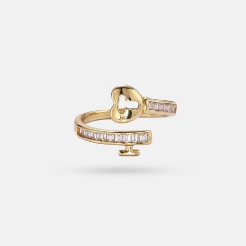Ivy & Pearl Co. Key To My Heart Ring in Gold at Nordstrom