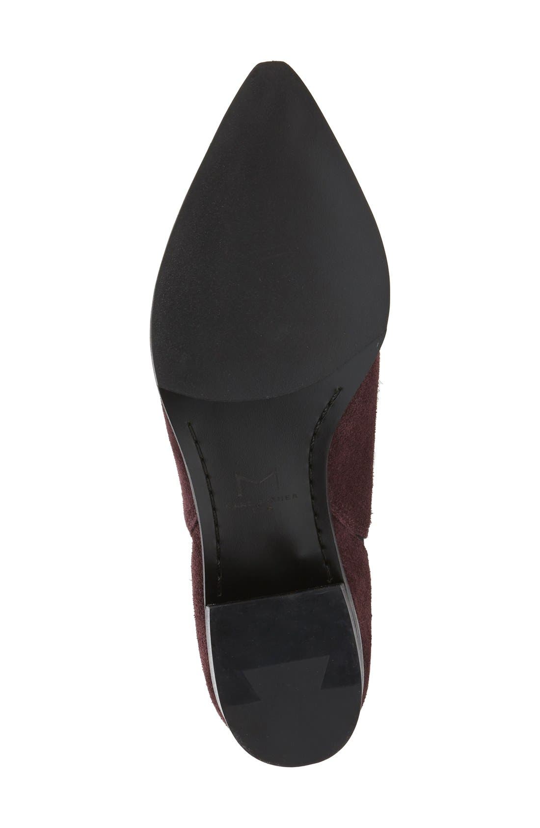 Yale Chelsea Boot, Alternate, color, DARK RED SUEDE