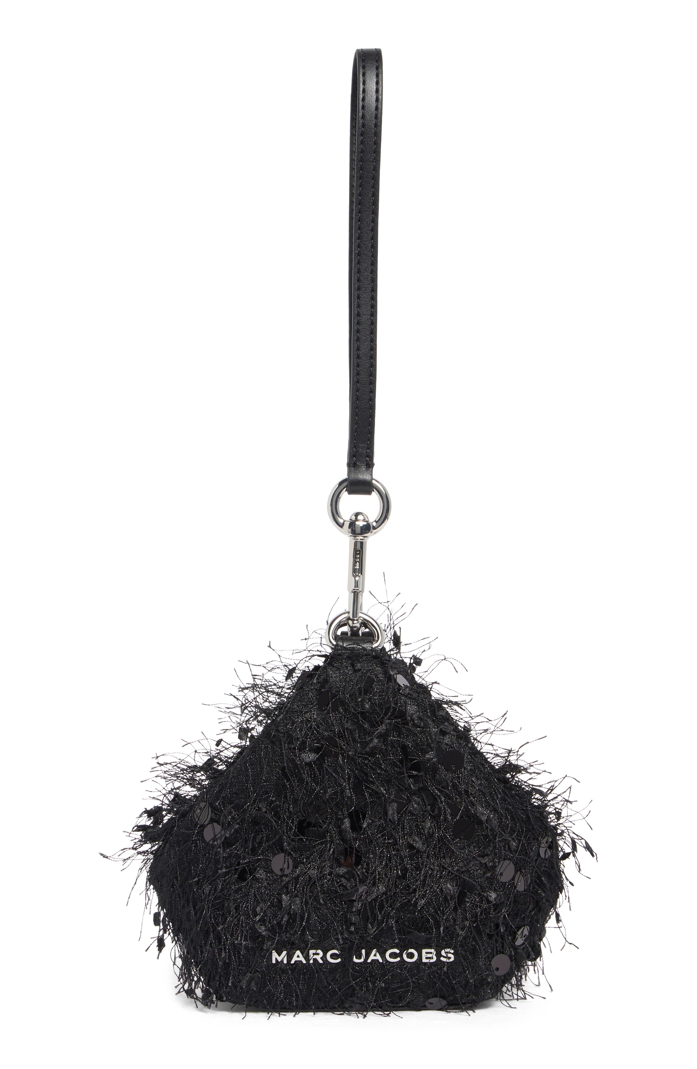 Posh Sequin Fringe Wristlet