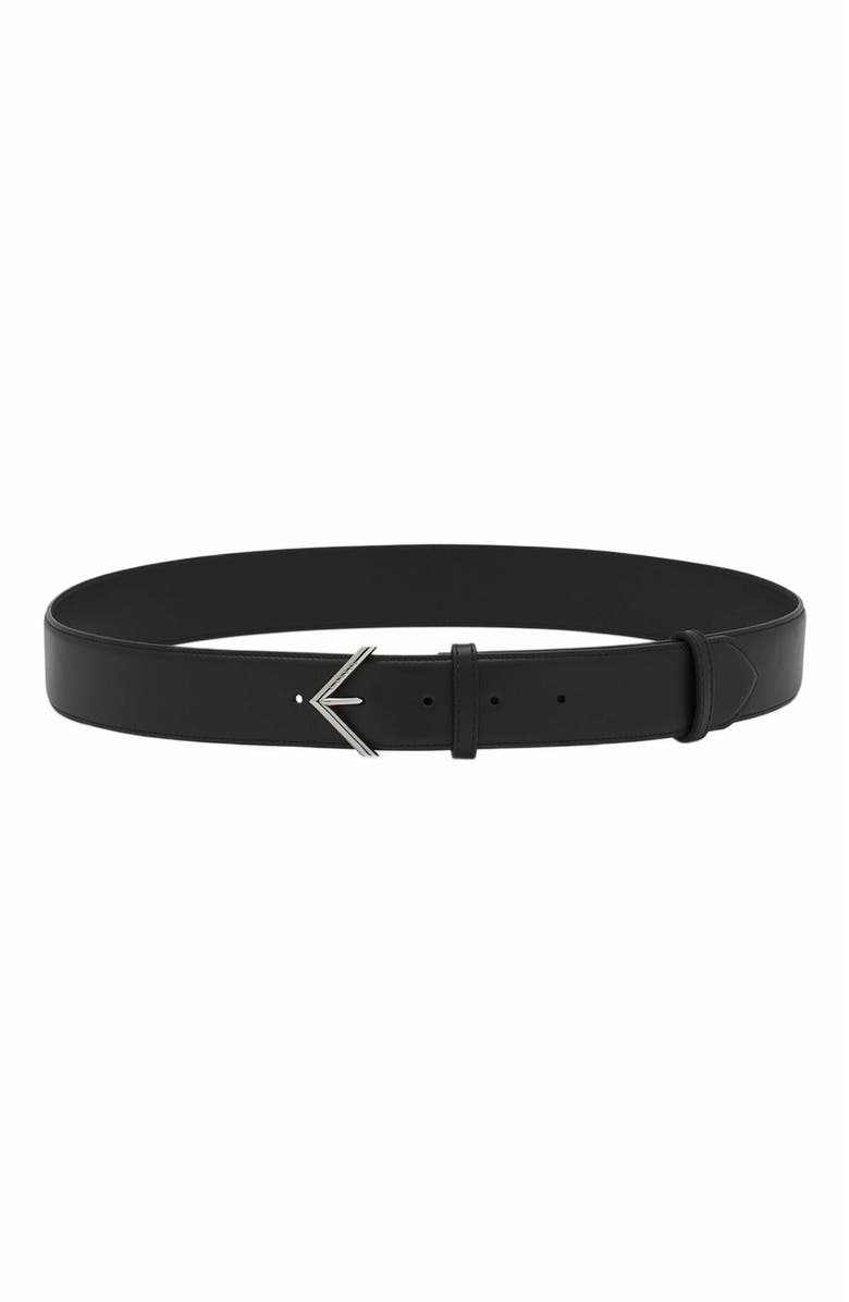 Lanvin Signature Belt In Smooth Leather, Main, color, 