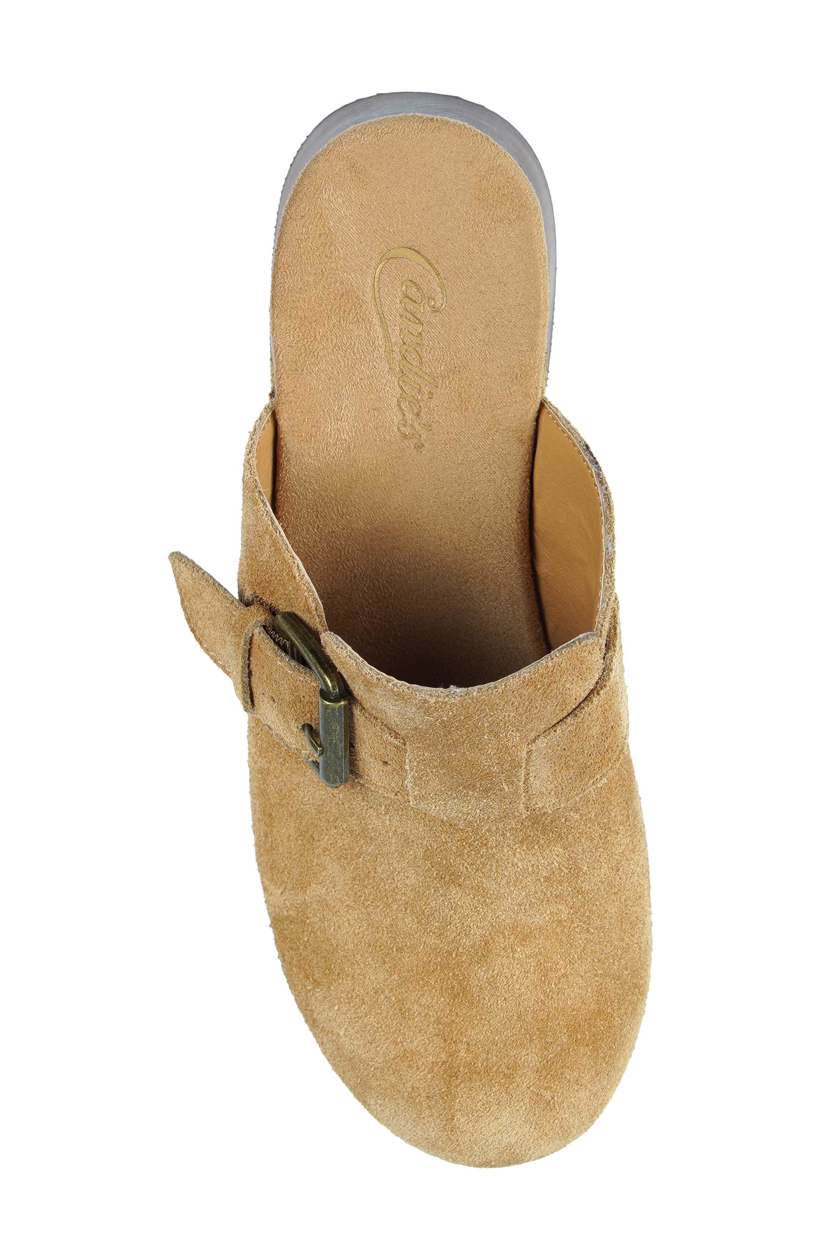 Booyah Platform Clog, Alternate, color, NATURAL SUEDE