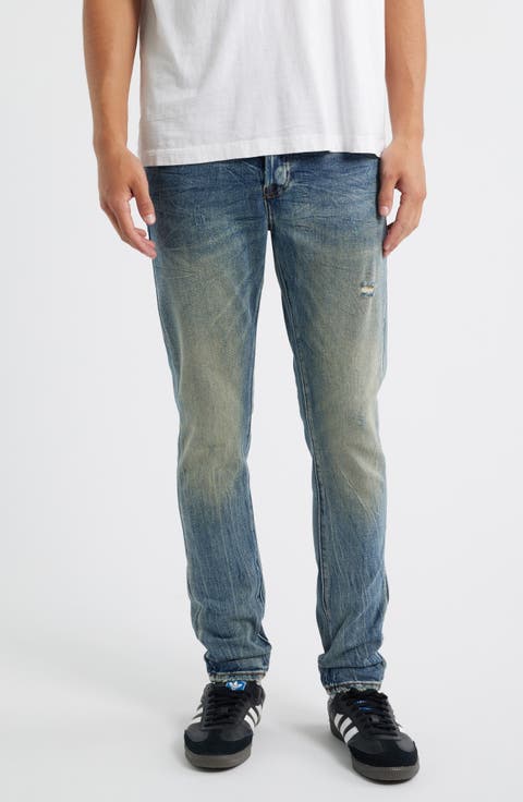 BB Trek Slim Fit Distressed Jeans (Mars)