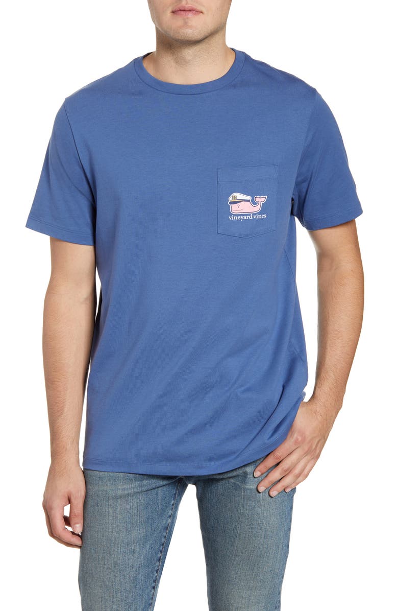vineyard vines Lobster Bake Whale Pocket T-Shirt, Main, color,