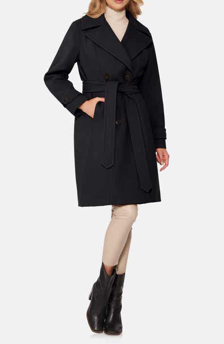 Double Breasted Virgin Wool Blend 750 Fill Power Down Waterproof Coat