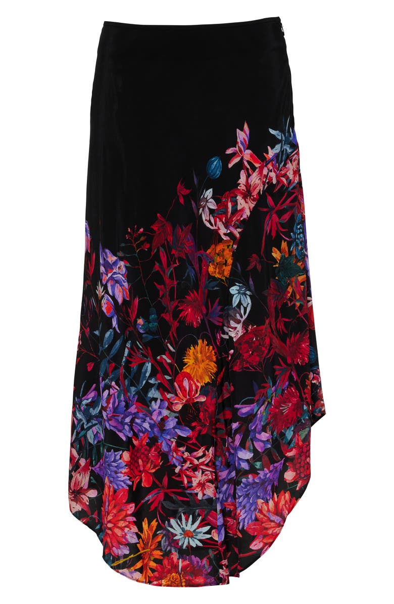 Robert Graham Sivan Floral Asymmetric Maxi Skirt, Alternate, color, 