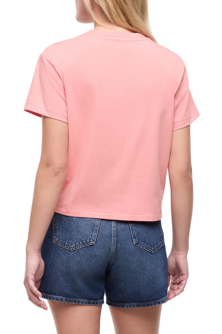 Jamie Light Snack Embroidered T-Shirt, Alternate, color, LOBSTER BISQUE