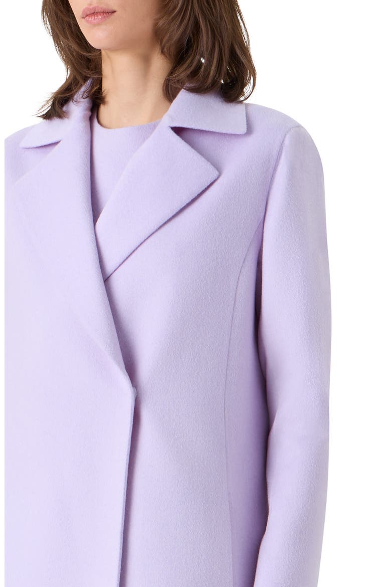 Bera Cashmere & Silk Coat, Alternate, color, MALVA