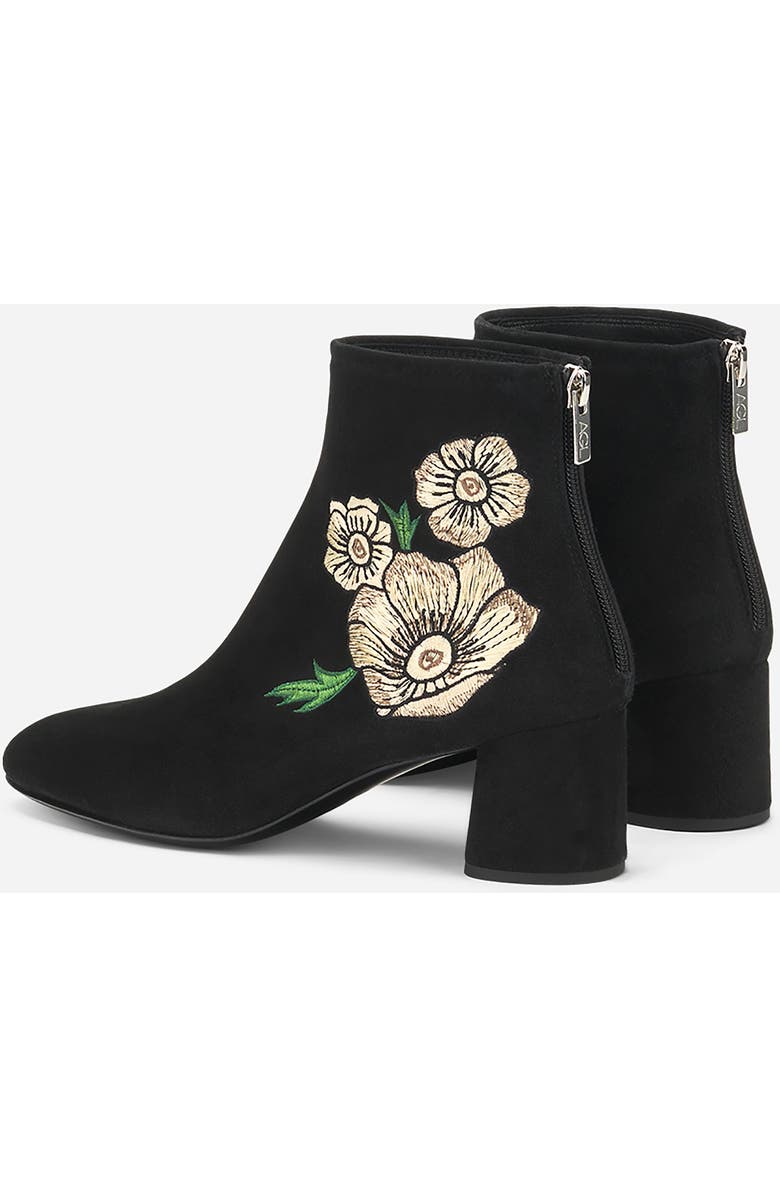 AGL OBU AGL X OBSERVED BY US Heeled Velour Bootie, Alternate, color, Black