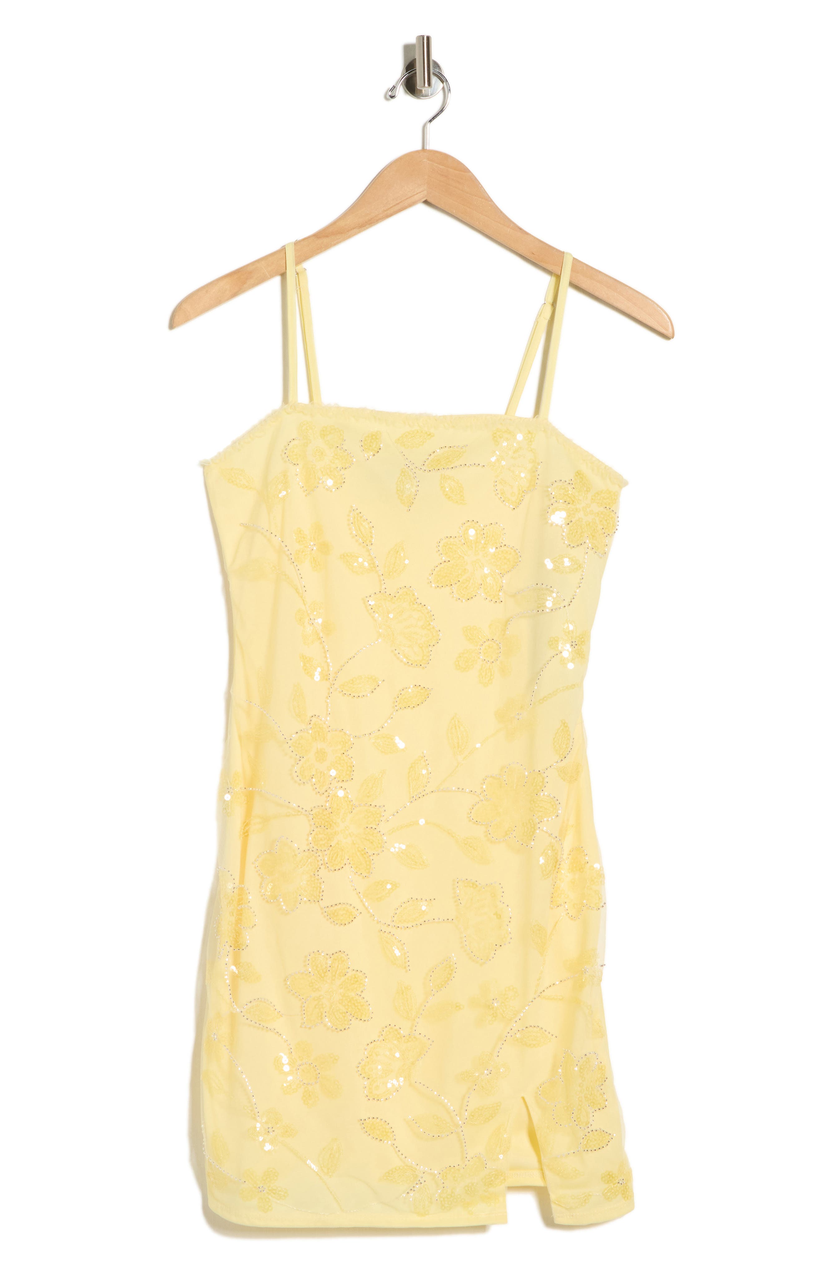 Madden Girl Floral Sequin Minidress