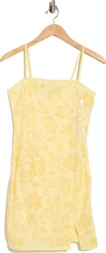 Madden Girl Floral Sequin Minidress