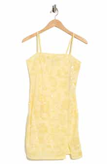 Madden Girl Floral Sequin Minidress