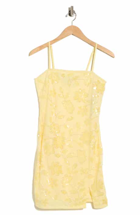 Madden Girl Floral Sequin Minidress