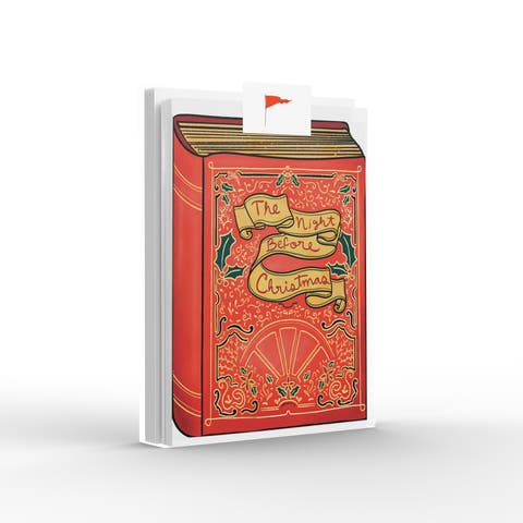 The Night Before Christmas Book Greeting Card Pack Set (8 ct.)