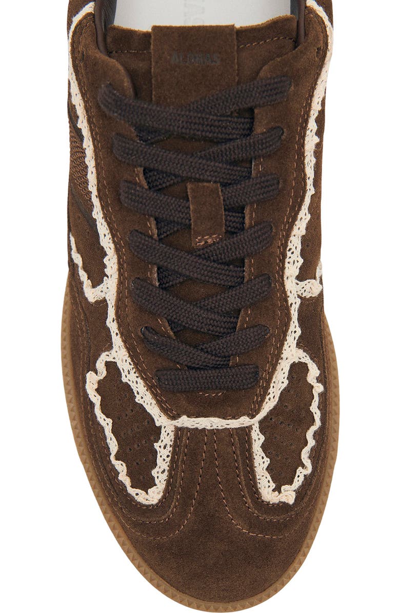 ALOHAS Tb.490 Crochet Trim Sneaker, Alternate, color, Crochet Chocolate