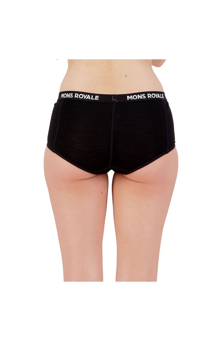 Mons Royale Sylvia Boyleg Underwear - Women's, Alternate, color, Black Ii