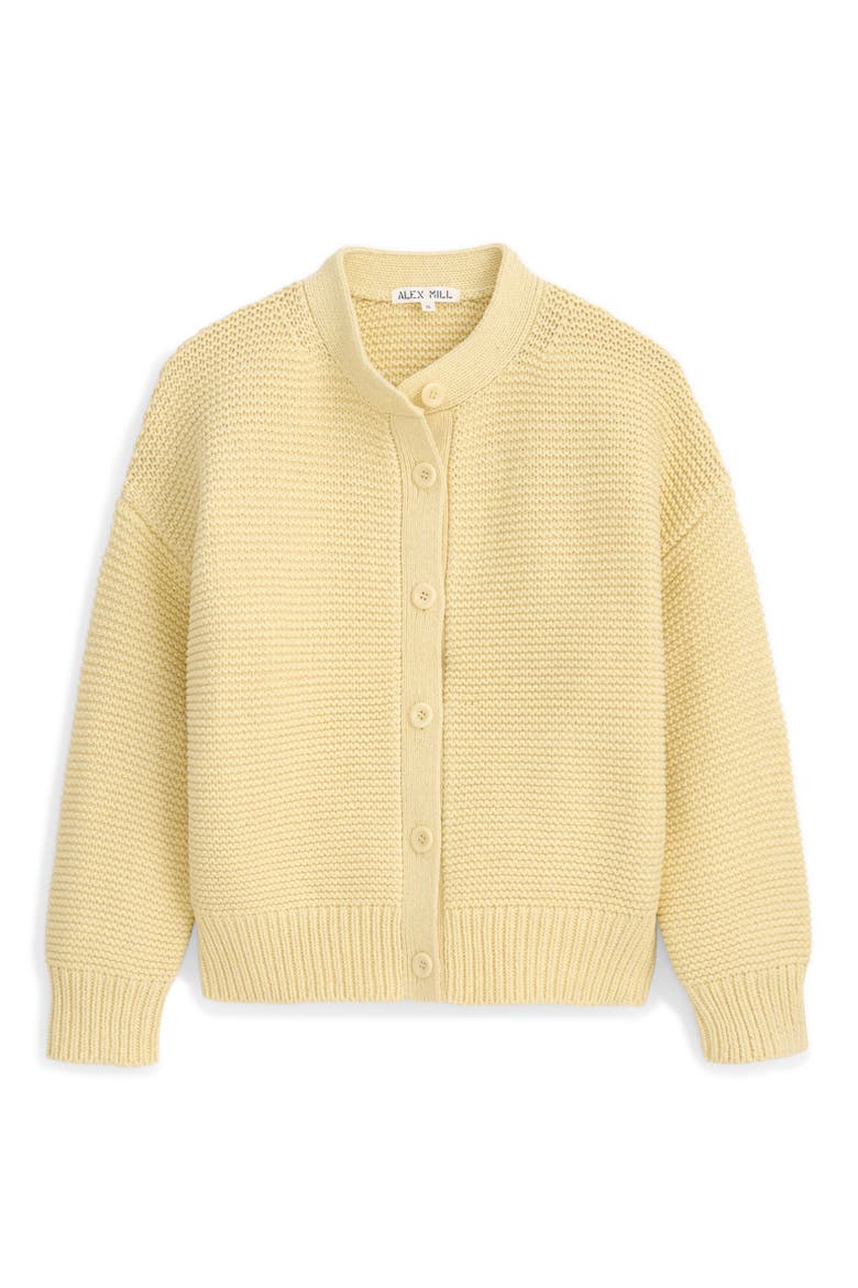 Nico Chunky Cotton Cardigan, Alternate, color, BUTTER