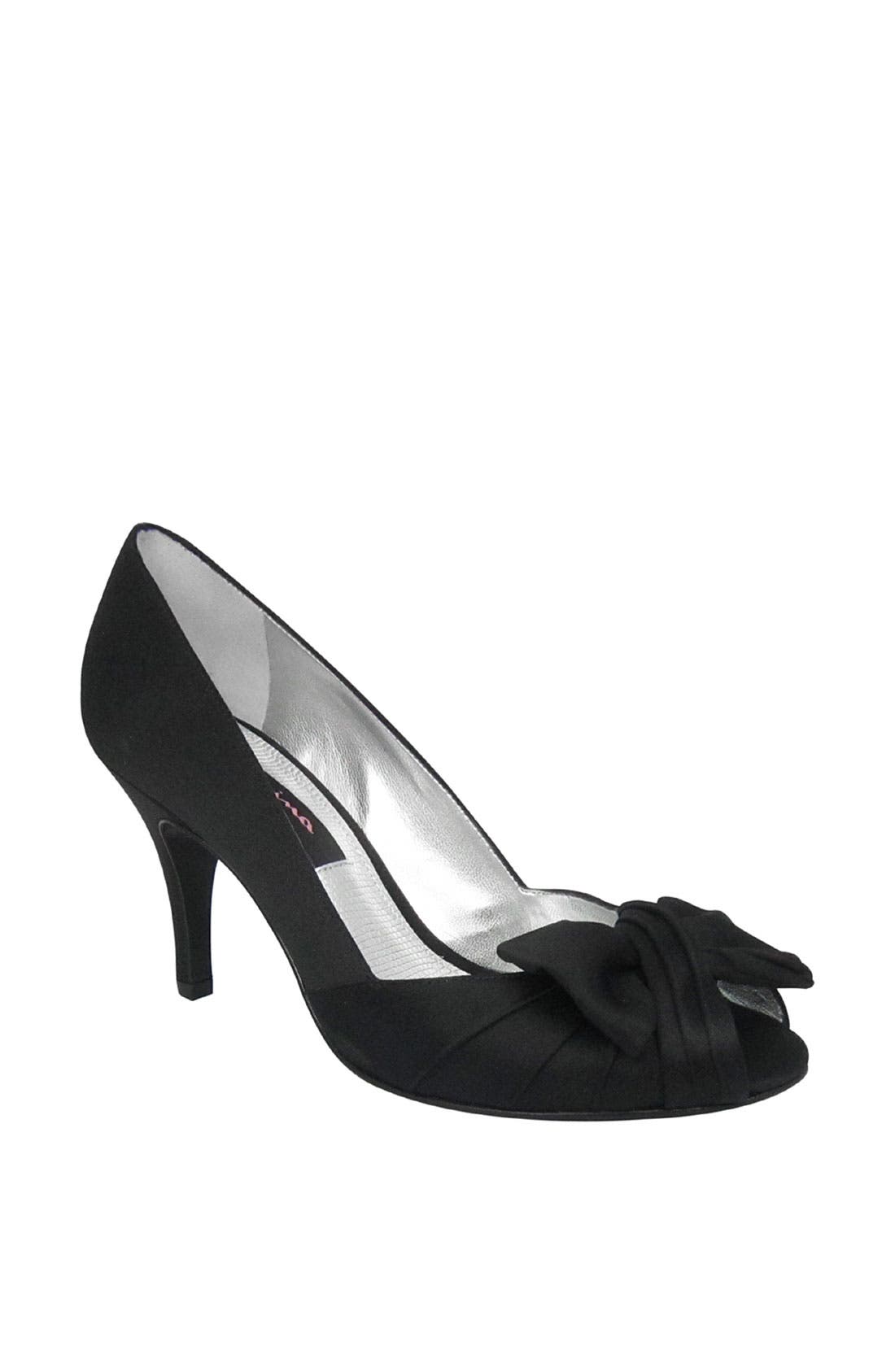 'Forbes' Peep Toe Pump, Main, color, BLACK