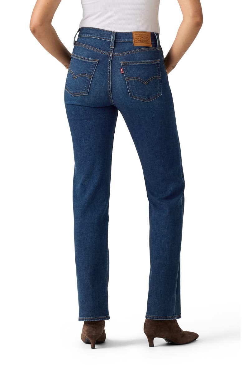 723 High Waist Straight Leg Jeans, Alternate, color, TRUE BLUE DARK