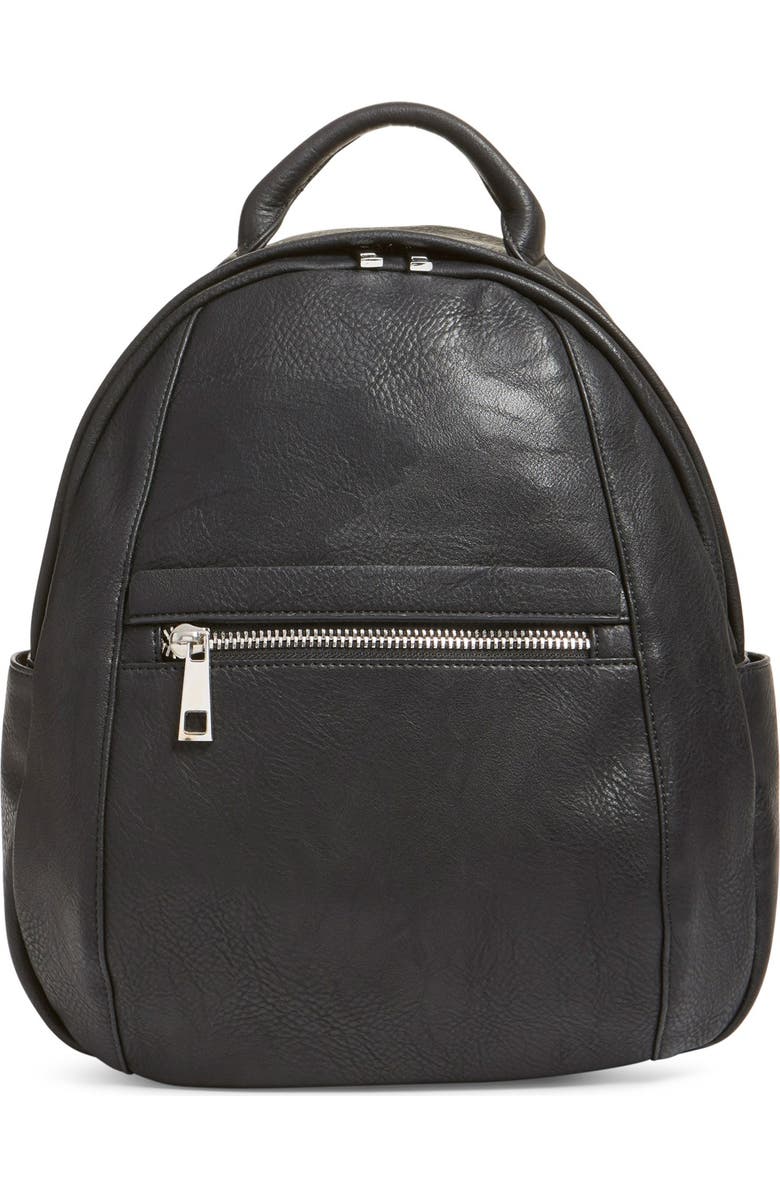 BP. Faux Leather Backpack, Main, color,