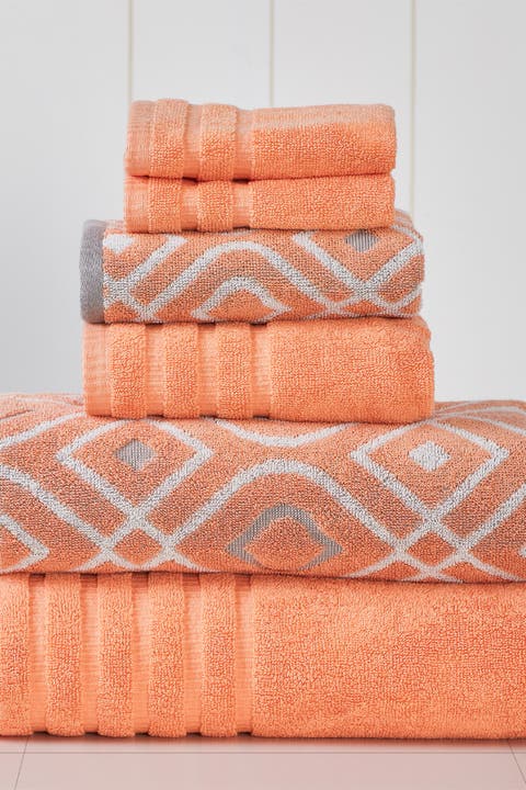 Yard Dyed Towel 6-Piece Set