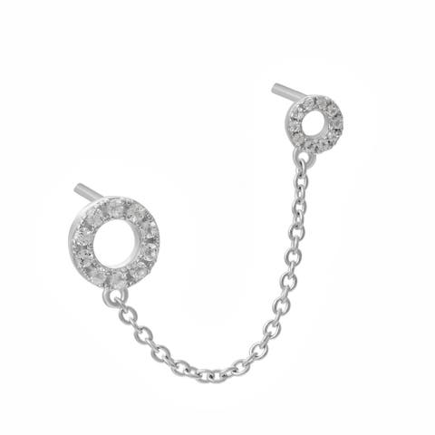 Halo Double Post Earring