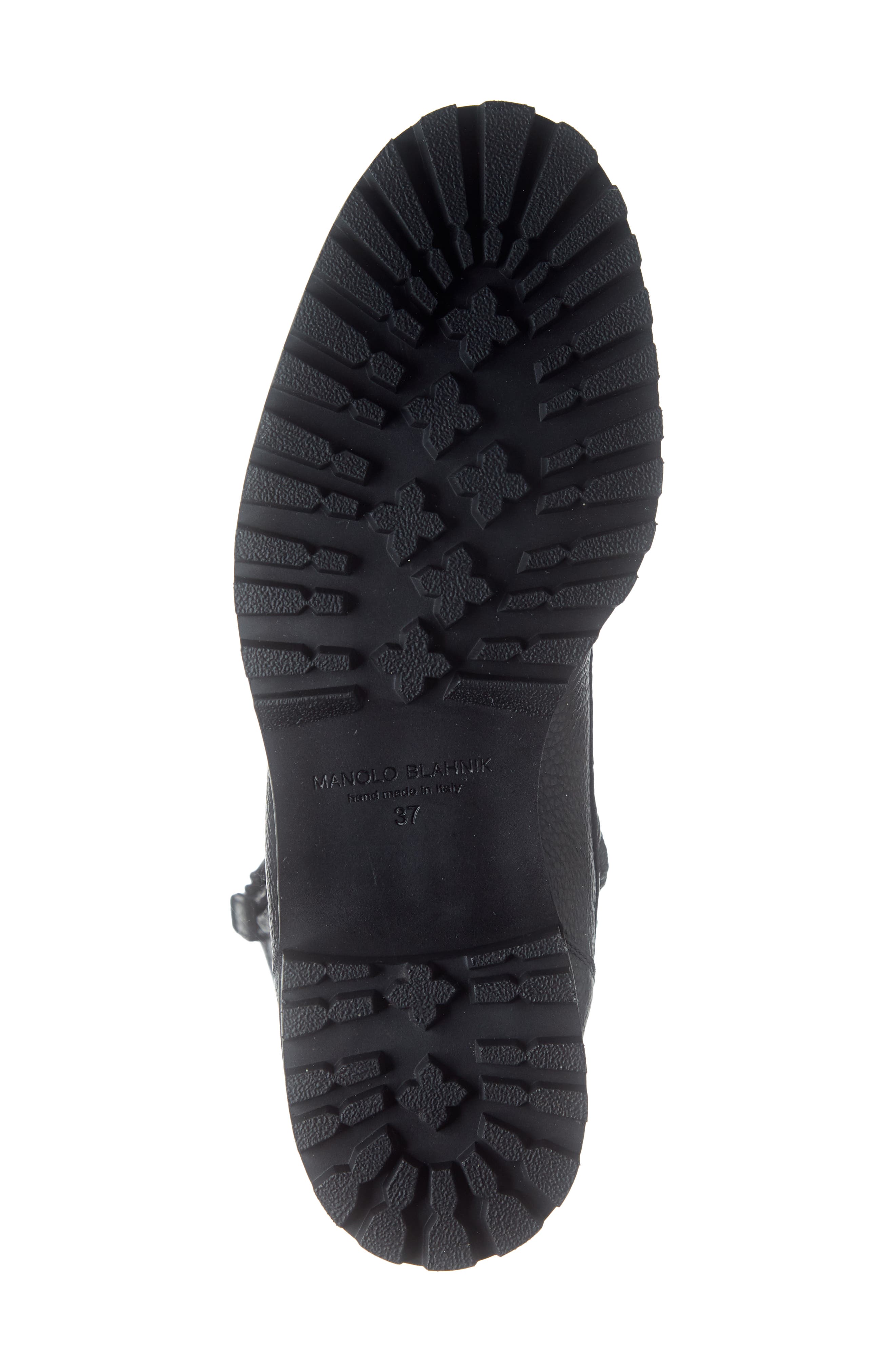 Manolo Blahnik Lugata Combat Boot, Alternate, color, 