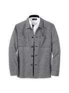 Paul Fredrick Herringbone Shirt Jacket