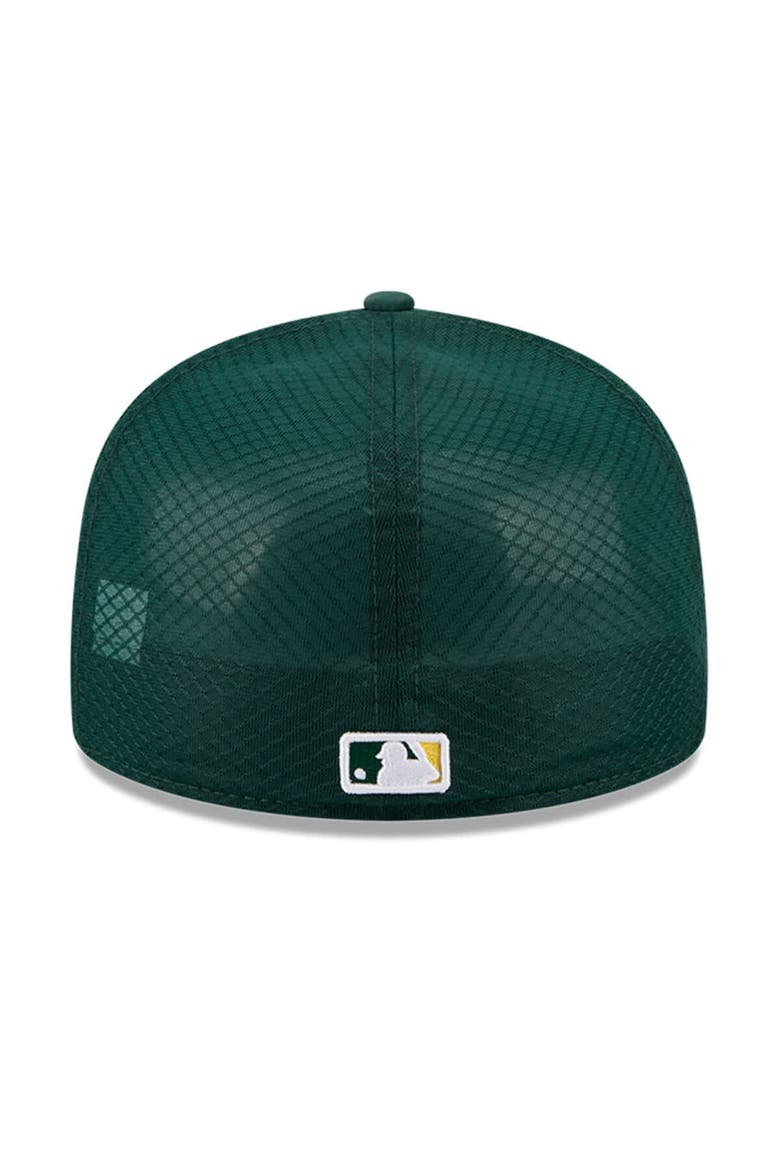 Men's New Era Green Athletics 2026 Batting Practice 59FIFTY Fitted Hat, Alternate, color, Green