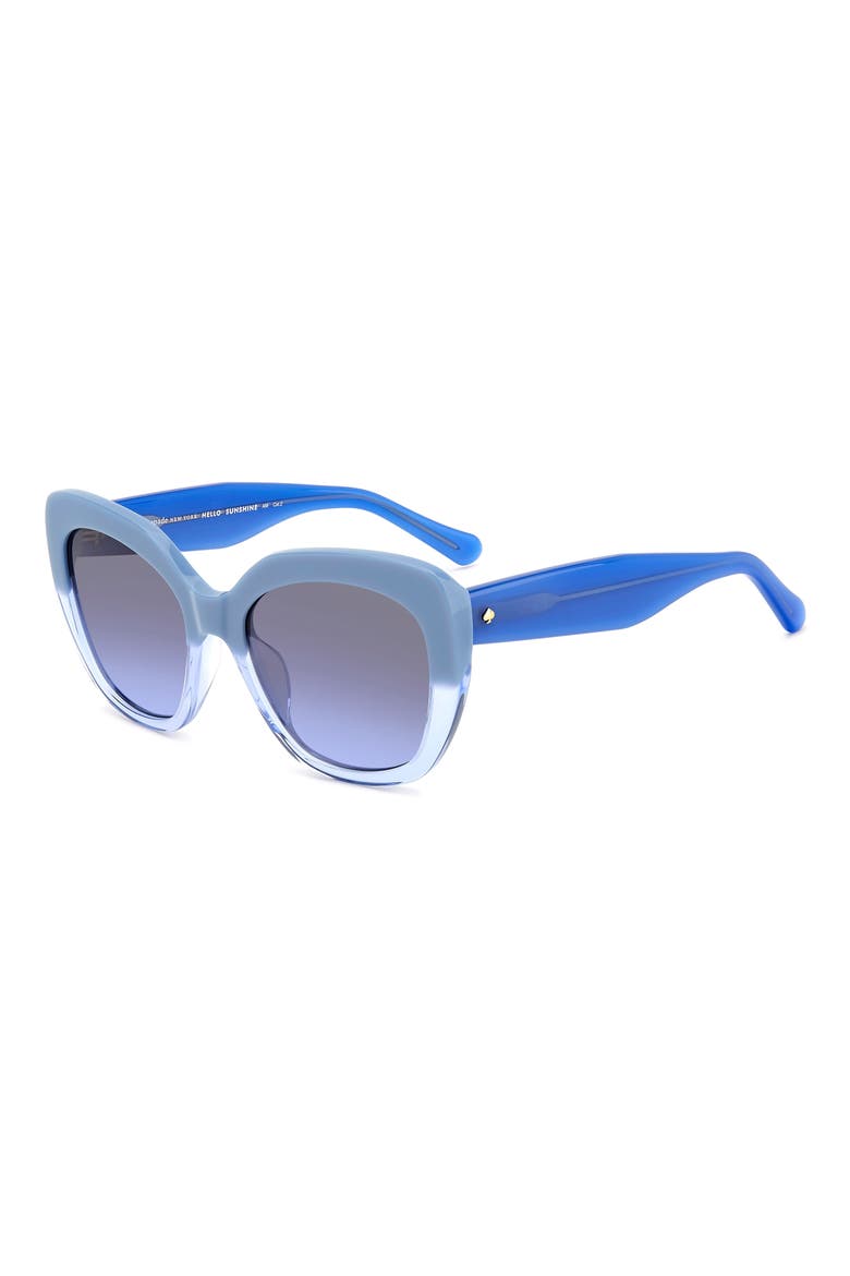 winslet 55mm gradient round sunglasses, Alternate, color, 0PJP-GB