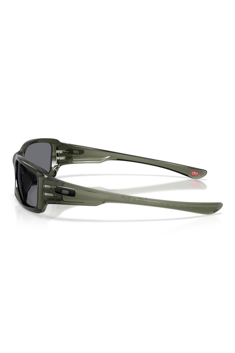 Fives Squared 54mm Rectangle Sunglasses, Alternate, color, OLIVE INK / GREY