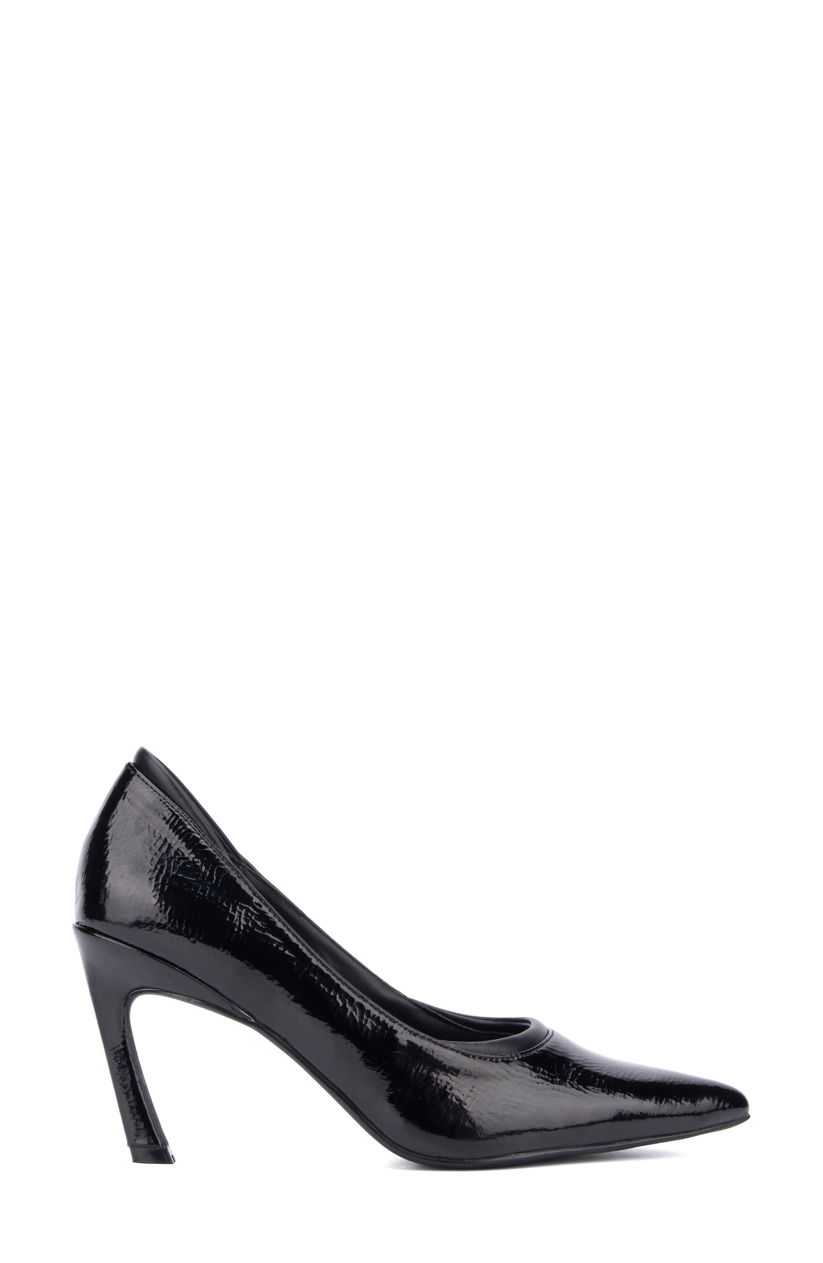 NEW YORK AND COMPANY Kailynn Stiletto Pump, Alternate, color, Black Patent