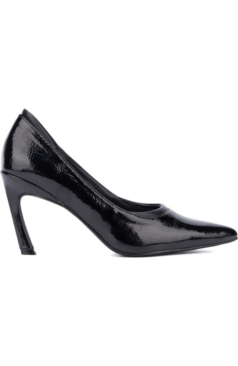 NEW YORK AND COMPANY Kailynn Stiletto Pump, Alternate, color, Black Patent