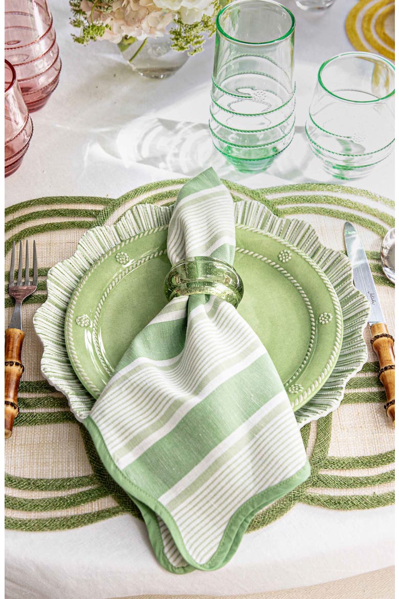 Cabana Set of 4 Napkins, Alternate, color, SEAGRASS