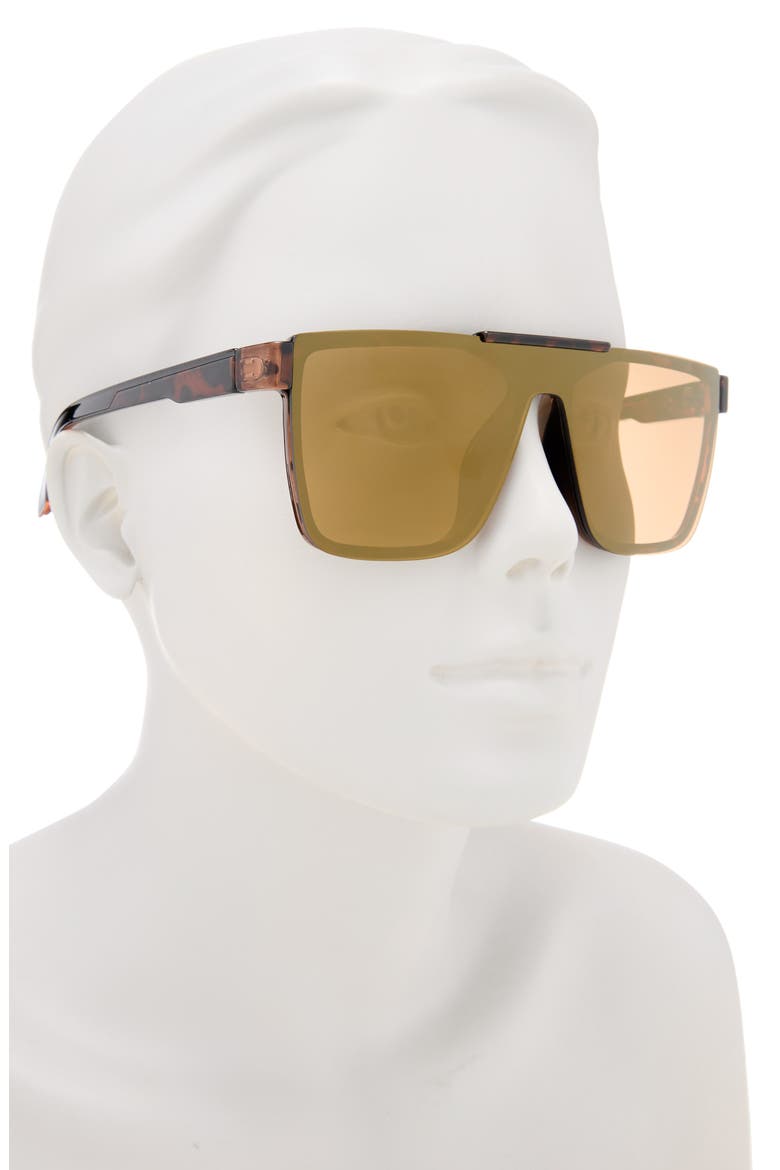 Shield 126mm Sunglasses, Alternate, color, TORTOISE