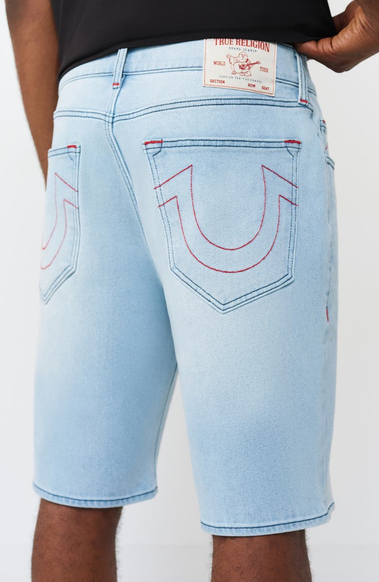 True Religion Bobby Baggy Shorts, Alternate, color, Light Journey