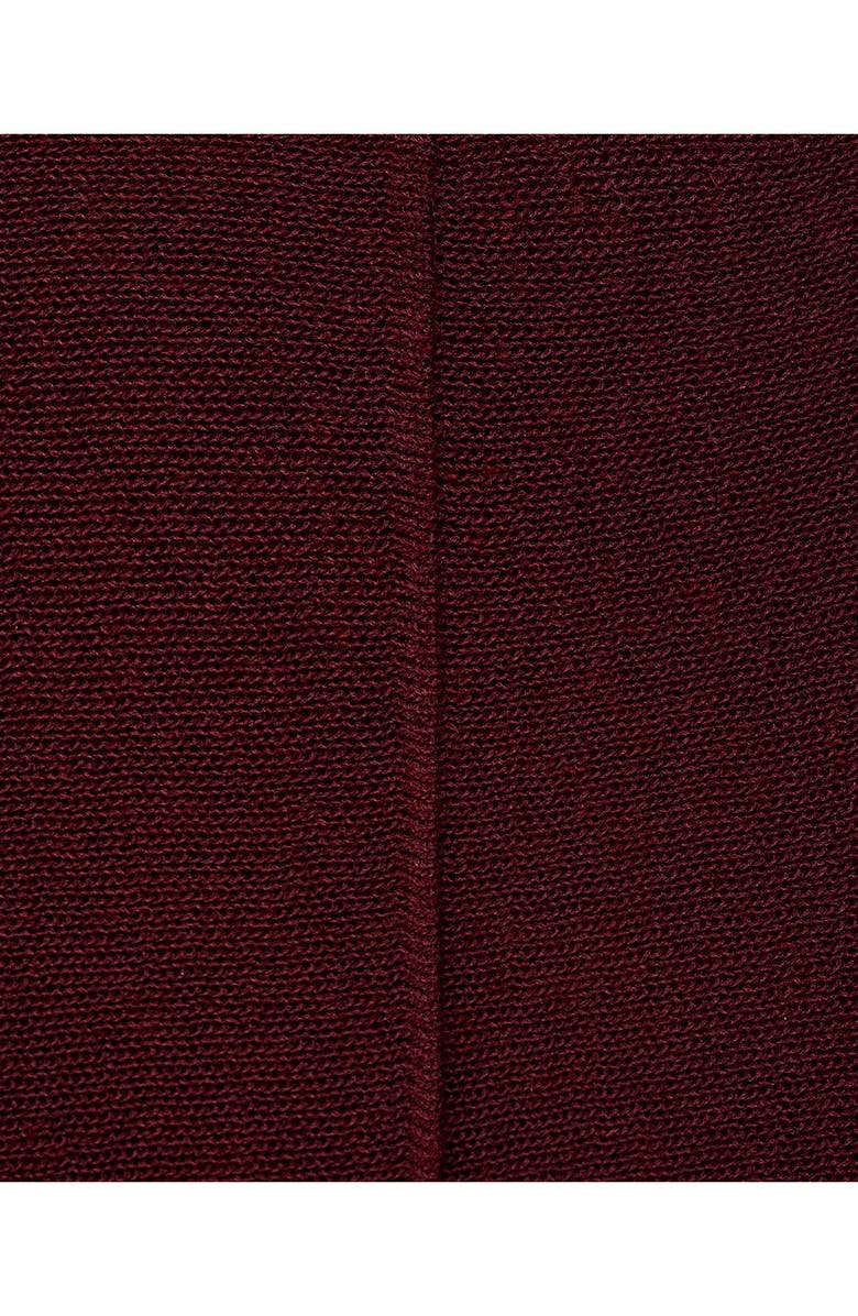 MANGO Oversize Fine Knit Sweater, Alternate, color, Burgundy