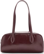 MANGO TEEN Faux Leather Bowling Bag