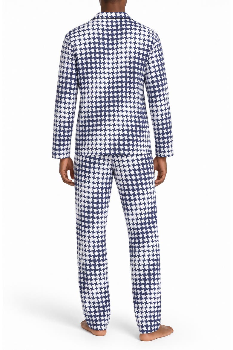 Star Print Pajamas, Alternate, color, GRADATED STARS - BLU
