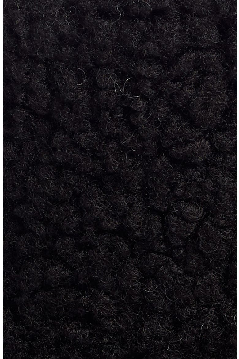 Fleece Bucket Hat, Alternate, color, BLACK